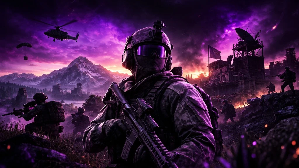 The Front cheats — tactical soldier on a battlefield at dusk